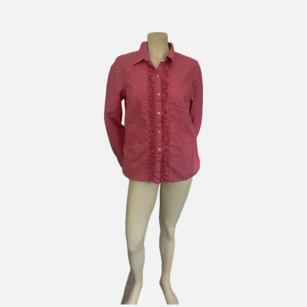 Liz Claiborne Vibrant Pink Blouse